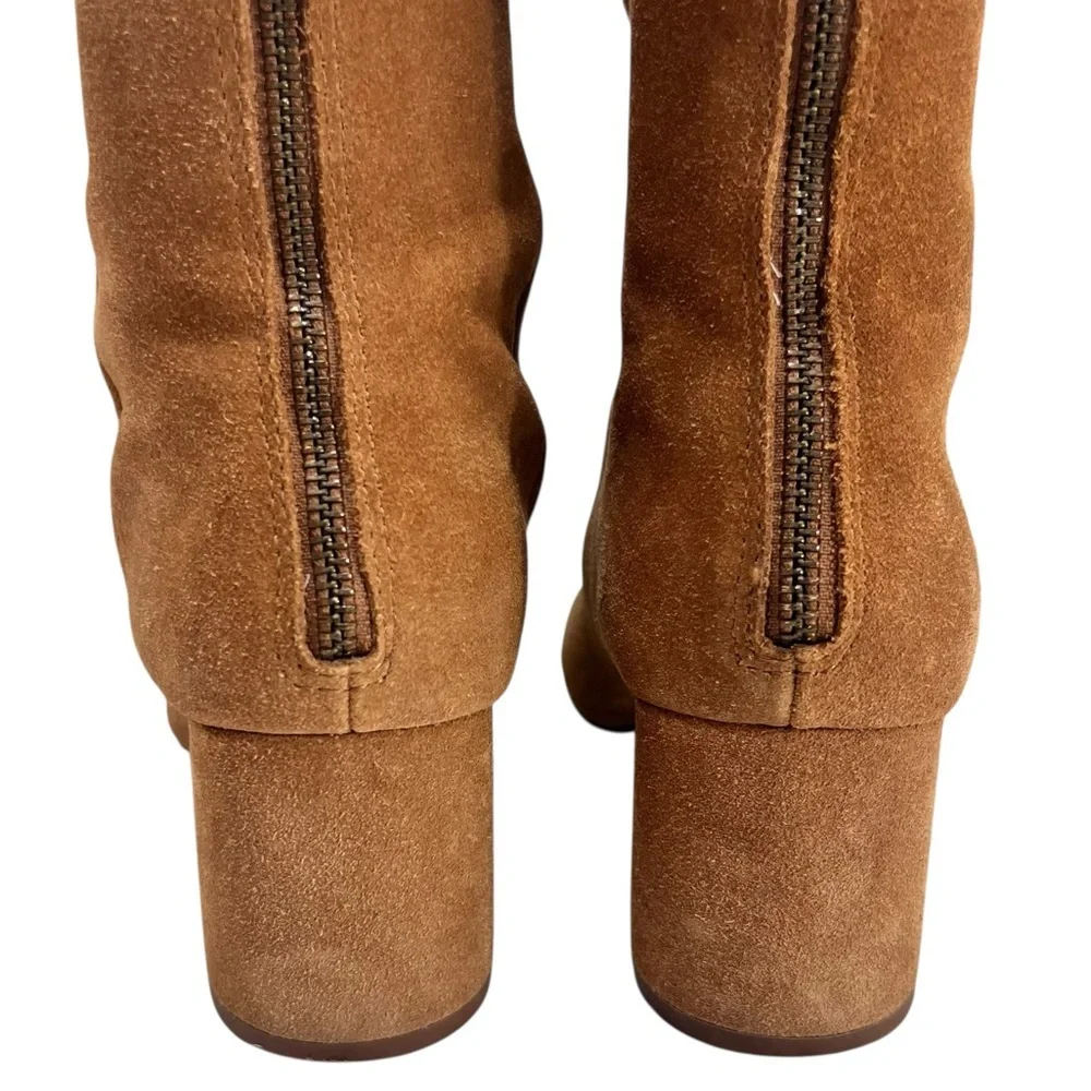 Splendid Danise Chestnut Suede Knee High Boots
